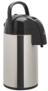 Zojirushi AAWE-30SB Supreme Air Pot Beverage Dispenser, 3.0 L, Polished Stainless
