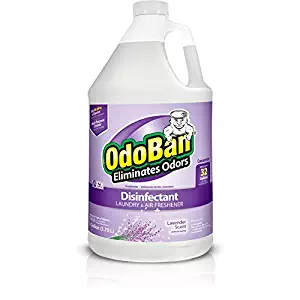 OdoBan Multipurpose Cleaner Concentrate, 1 Gal, Lavender Scent - Odor Eliminator, Disinfectant, Flood Fire Water Damage Restoration