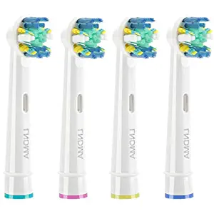 Replacement Toothbrush Heads Compatible with Braun Oral-B Floss Action Electric Toothbrush 4 Count, Gift Package