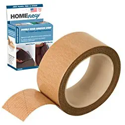 HOMEeasy Carpet and Vinyl tape (1.875-in x 75-ft Clear Double-Sided Seam Tape)