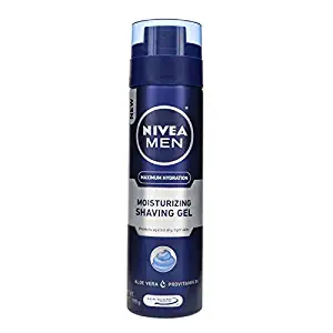 NIVEA Men Maximum Hydration Moisturizing Shaving Gel 7 oz (Pack of 12)