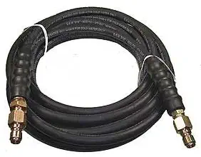 Karcher Pressure Washer Hose, 3/8" x 25' 4000psi with Quick Connect Plugs Installed