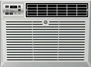 GE AEM06LX 19" Window Air Conditioner with 6050 Cooling BTU, Energy Star Qualified in Light Cool Gray