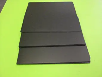Black Styrene Polystyrene Plastic Sheet .125" X12"X12" 1/8" Vacuum Forming Print