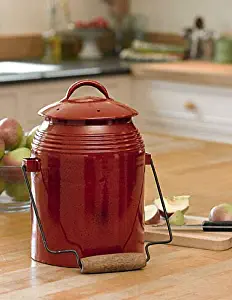 Gardener's Supply Company Rustic Farmhouse Style Kitchen Compost Crock