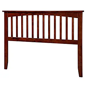 Atlantic Furniture Mission King Spindle Headboard in Walnut