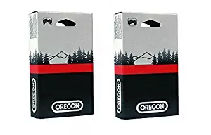 2 Pack, Oregon 90PX056G Low Profile 3/8-Inch Pitch 0.043-Inch Gauge 56-Drive Link Saw Chain