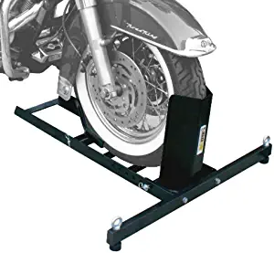 MaxxHaul 70271 Adjustable Motorcycle Wheel Chock Stand Heavy Duty 1800lb Weight Capacity