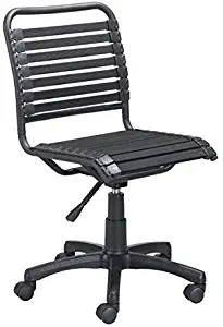 Zuo Modern Stretchie Office Chair, Black Bungee Style Weave, Right Mix of Comfort and Flexibility, 250 lbs Weight Capacity, Dimensions 22.8"W x 33.5"H x 22.8"L