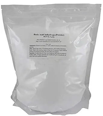 Duda Energy borp5 Fine Powder Boric Acid H3BO3 99, 5 lb.