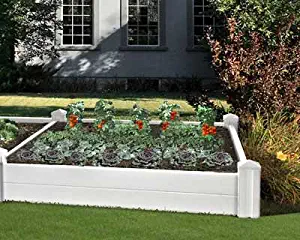 Versailles 65"W x 65"L Vinyl Garden Bed Extension