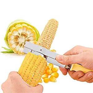 Professional Corn Stripper Cob Remover Stainless Steel Peeler Threshing Gadget Vegetable, Hand Peeler, Thresher Corn, Corn Stripper, Corn Peelers, Chef N Palm Peeler, Baseball Stripper, Stair Tool