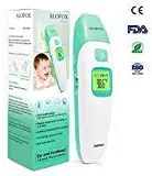 Baby Thermometer - ALOFOX Forehead and Ear Thermometer for Fever - 2 Mode and Infrared Digital Thermometer Suitable for Baby and Adults FDA and CE Approved- Green