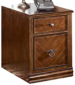 Ashley Furniture Signature Design - Hamlyn File Cabinet - 1 Drawer/1 File Drawer - Traditional - Medium Brown Finish