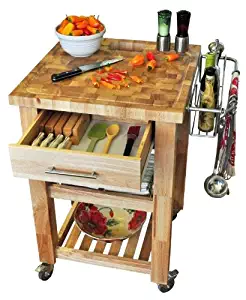 Chris & Chris Jet1226 PRO Chef Workstation 24"x24" in Espresso, 24 by 35-Inch