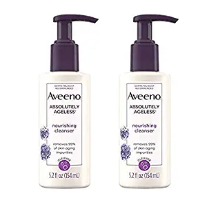 Absolutely Ageless Nourishing Daily Facial Cleanser with Antioxidant-Rich Blackberry Extract, Non-Comedogenic Face Wash from Dermatologist-Recommended Brand, 5.2 fl. Oz (Pack Of 2)