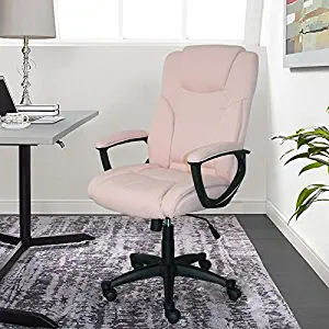 Serta Style Hannah II Office Chair, Harvard Pink Microfiber