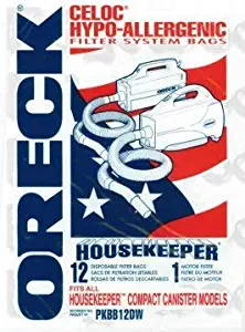 GENUINE ORECK XL BUSTER B--CANISTER VACUUM CLEANER BAGS--PKBB12DW by Oreck