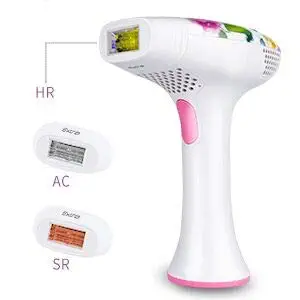 DEESS Permanent Hair Removal System for Face and Body 3 in 1 series 2 Speed-up Version Home Use. 350,000 flashes.Corded Design, No Downtime.Cooling Gel is Not Required, Gift: Goggles.