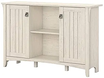 Pemberly Row Storage Cabinet with Doors in Antique White