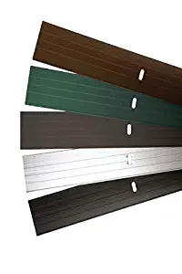 Dreamscape Brown Painted Landscaping Edging: Easy-Install Landscape Border for Gardens, No-Dig Aluminum Borders for Your Yard, Lawn, Flower Bed, and Garden, Rust-Free, (1/8"x4"x6', 4 Strips/Box)