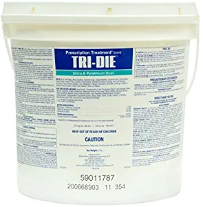 Tri-die Silica & Pyrethrum Dust 5 Lbs Quick Kill Bedbugs Ants Roaches Bees Wasp Not For Sale To: NEW YORK; CALIFORNIA