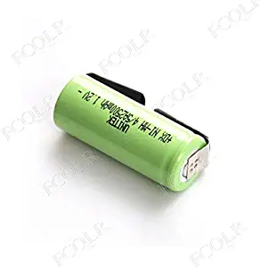 FCQLR Compatible for 3PCS 1.2V Rechargeable 4/5A Battery 2500mah 17430 4/5 A ni-mh nimh Cell with Welding tabs for Braun Oral-B Electric Toothbrush