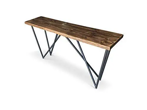 UMBUZÖ Modern Wood & Steel Console