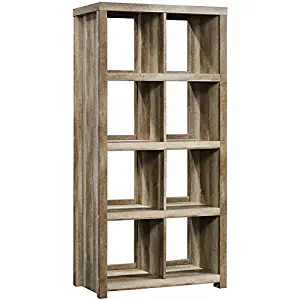 Sauder HomePlus Cube Bookcase, 8 Shelves, Lintel Oak