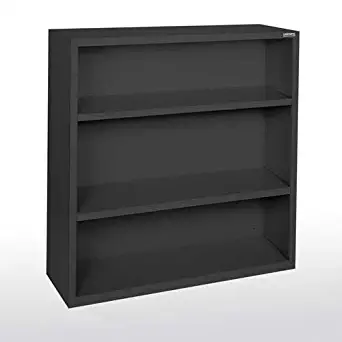 Sandusky Lee BA20361842-09 Elite Series Welded Bookcase, 18" x 42" x 36", Black