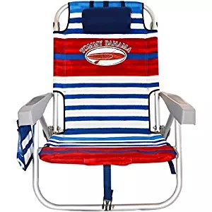 Tommy Bahama 2016 Backpack Cooler Chair with Storage Pouch and Towel Bar