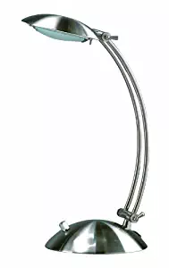 Lite Source LS-3421PS Flash Halogen Desk Lamp, Polished Steel