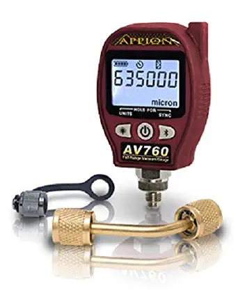 Appion AV760 Full Range Digital Vacuum Gauge