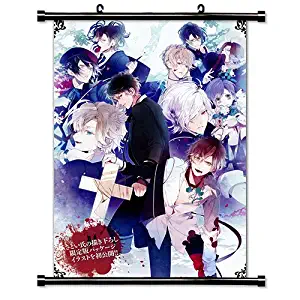 Diabolik Lovers Anime Fabric Wall Scroll Poster (16 x 23) Inches.[WP]- Diabolik Lovers-1