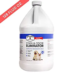 Stuart Pet Supply Co. Professional Strength Pet Odor Eliminator | Urine Odor Remover | Pet Urine Enzyme Cleaner | Pet Stain and Odor Remover | Enzymatic Cleaner for Dog Urine and Cat Urine