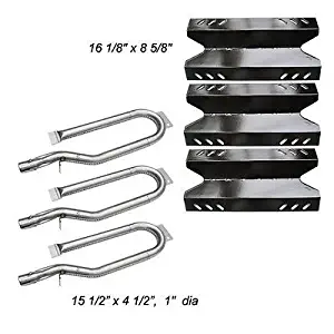 Outdoor Gourmet Gas Grill Repair Kit Replacement Burners and Heat Plates