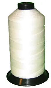 Bonded Nylon Sewing Thread V-69 T70 1500yds for Outdoor, Upholstery (White)