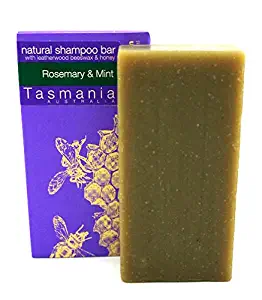 Eco-Friendly Rosemary & Mint Solid Shampoo Bar Enhances Brunette/Redheads Highlights | Dry - Normal - Dandruff Hair by Beauty and the Bees