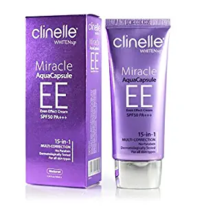 Clinelle Whitenup Ee Even Effect Cream 30ml (Natural) - A Lightweight And Non-Greasy Multi-Correction Cream Instantly Delivers The Beautifying Function For Perfect Flawless Skin | Paraben Free
