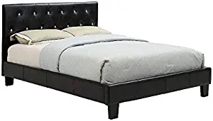 247SHOPATHOME Platform bed, California king, Black