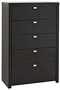 Prepac Series 9 Designer 5-Drawer Chest, Black