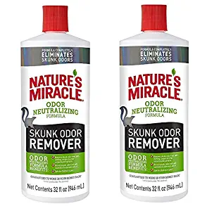 Skunk Odor Remover, Odor Neutralizing Formula, Removes Skunk Odor from Pets, Carpets, Clothing and More, 32 fl oz, Original