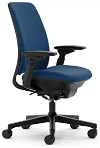 Steelcase Amia Chair, Blue Fabric - - 4821410