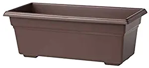 Countryside Flower Box Planterx, Brown, 8-Inch