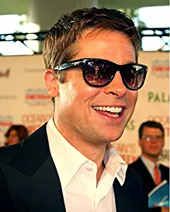 Brad Pitt 16x20 Canvas Giclee on Red Carpet With Black Sunglasses