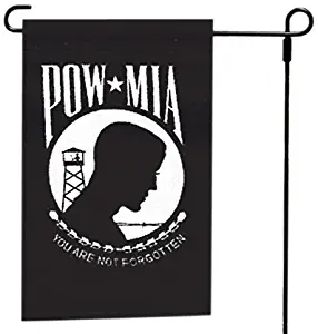 Valley Forge, POW-MIA, Nylon, 12" x 18", 100% Made in USA, Garden Flag