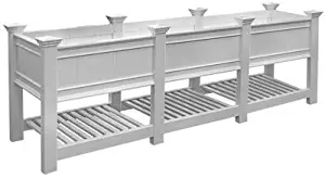 New England Cambridge Grande Raised Planter Bed, 100" L