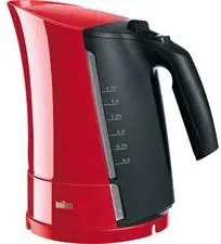 Bundle 2 Items: Braun WK 300 2200-watt Water Kettle, 220-volt, Red, with Acucraft Acupwr Plug Kit WILL NOT WORK IN USA/CANADA OUTLETS, 220VOLT