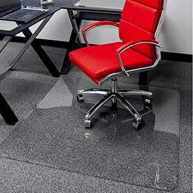 36" x 46" - Premium Glass Chair Mats | No Crack, Dent or Scratch | for Carpet or Hard Floor | Exclusive Beveled Edges