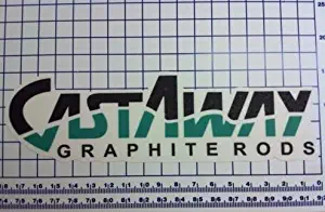 JB Large 18" Carpet Graphic Castaway Decal Stickers for BASS Fishing